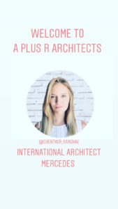 international architect working at A plus r Architects